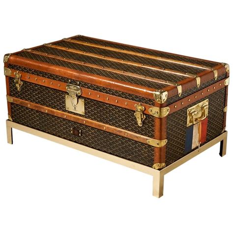 vintage goyard trunk for sale|Goyard trunk price.